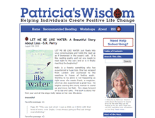 Tablet Screenshot of patriciaswisdom.com